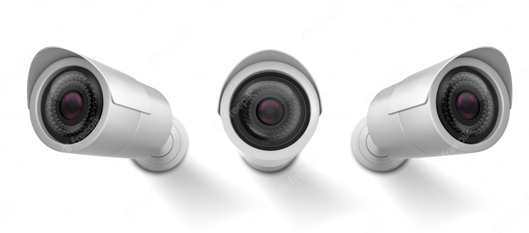 Wired outdoor surveillance camera