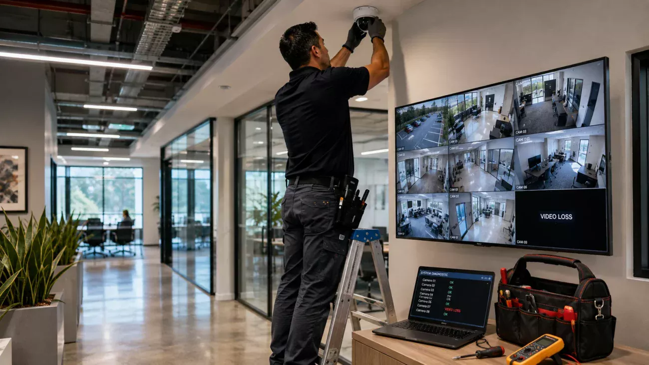 security camera troubleshooting service