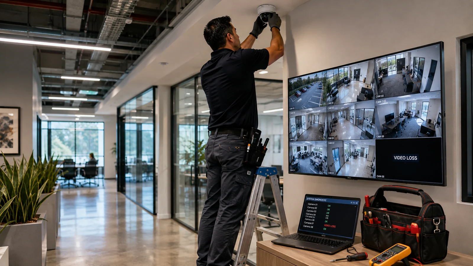 security camera troubleshooting service